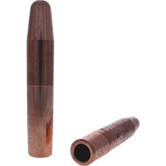 Tuffaloy - Spot Welder Tips For Use With: 6RW Electrode Holder Type: Straight Tip A Nose (Pointed) - Exact Tooling