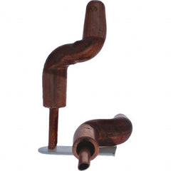 Tuffaloy - Spot Welder Tips For Use With: 5RW Electrode Holder Type: Double Bend Tip A Nose (Pointed) - Exact Tooling