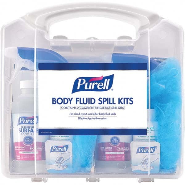 PURELL - Full First Aid Kits First Aid Kit Type: Body Fluid Clean-Up Maximum Number of People: 1 - Exact Tooling