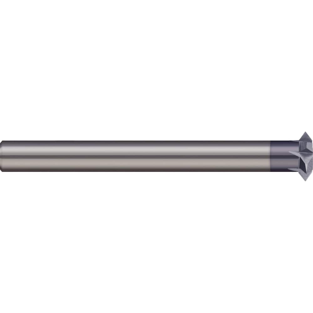 Micro 100 - Single Profile Thread Mills; Maximum Threads Per Inch: 32 ; Minimum Threads Per Inch: 12 ; Thread Type: Internal/External ; Minimum Nominal Diameter (Inch): 1/2 ; Cutting Diameter (Inch): 3/8 ; Shank Diameter (Inch): 1/4 - Exact Tooling