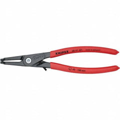 Knipex - Retaining Ring Pliers Type: Internal Ring Size: 1-37/64" - 3-15/16" - Exact Tooling