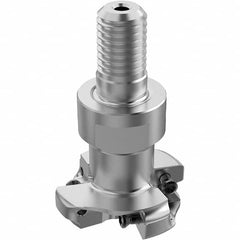 Seco - Combimaster Connection, 8mm Cutting Width, 8.4mm Depth of Cut, 32mm Cutter Diam, 4 Tooth Indexable Slotting Cutter - Exact Tooling