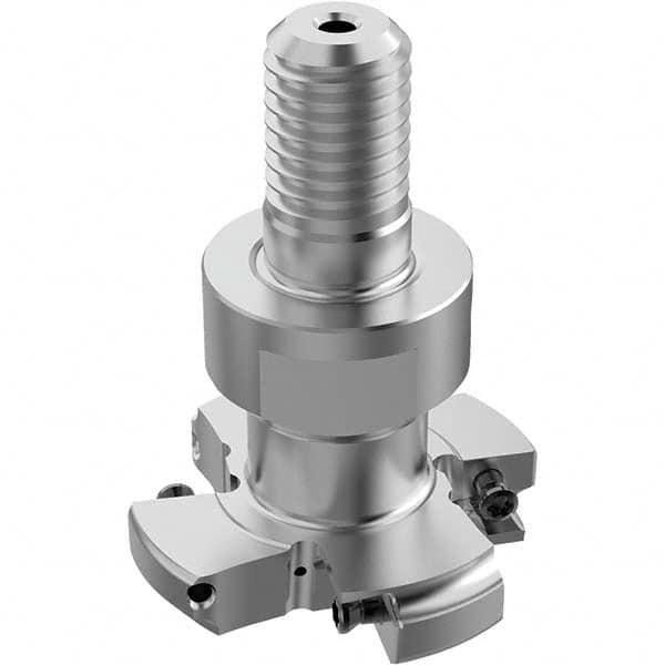 Seco - Combimaster Connection, 10mm Cutting Width, 11.5mm Depth of Cut, 40mm Cutter Diam, 4 Tooth Indexable Slotting Cutter - Exact Tooling