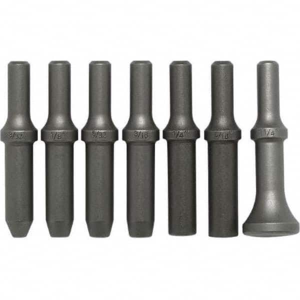 Chicago Pneumatic - 1,600 BPM, 2.68" Long Stroke, Air Riveting Hammer - Exact Tooling
