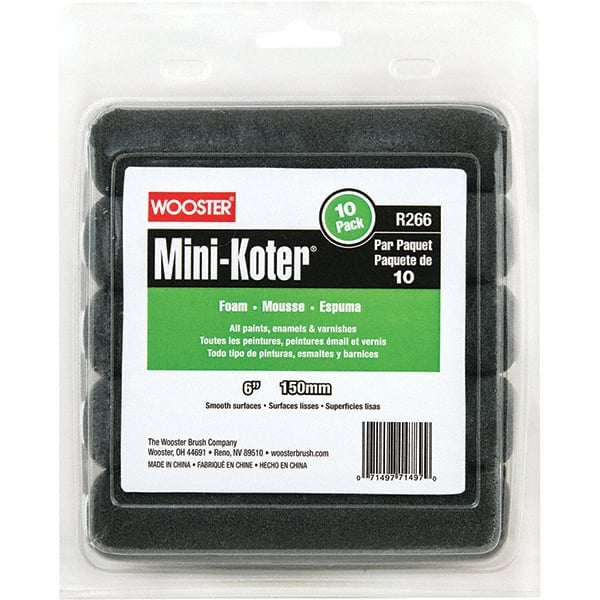 Wooster Brush - Paint Roller Covers Type: Mini Roller Nap Size (Inch): 0 - Exact Tooling