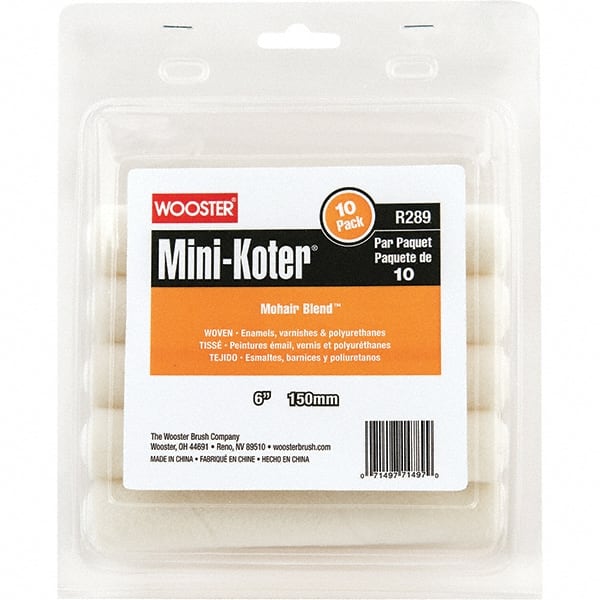 Wooster Brush - Paint Roller Covers Type: Mini Roller Nap Size (Inch): 0 - Exact Tooling