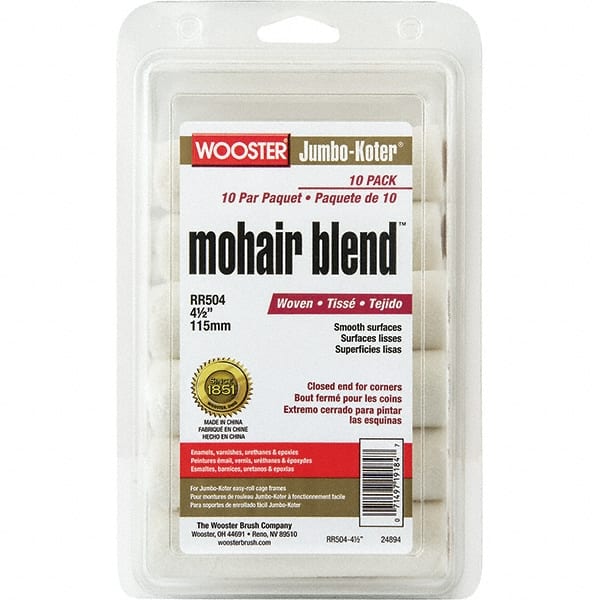 Wooster Brush - Paint Roller Covers Type: Mini Roller Nap Size (Inch): 0 - Exact Tooling