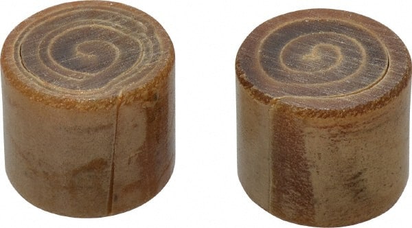 Garland - 1-1/2" Face Diam, Grade Medium Soft, Natural Hammer Tip/Face - Rawhide - Exact Tooling