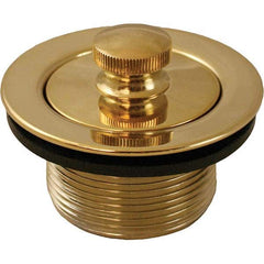 Jones Stephens - Shower Heads & Accessories Type: Bath Drain Finish/Coating: Polished Brass - Exact Tooling