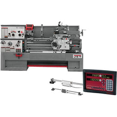 Jet - 3 Phase 230/460V 7-1/2 hp 14" Swing Geared Head Engine Lathe - Exact Tooling