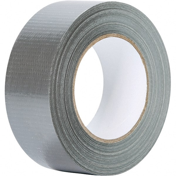 Value Collection - 60 Yd x 2" x 6.7 mil Silver Polyethylene Cloth Duct Tape - Exact Tooling