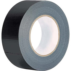 Value Collection - 60 Yd x 2" x 8.7 mil Black Polyethylene Cloth Duct Tape - Exact Tooling