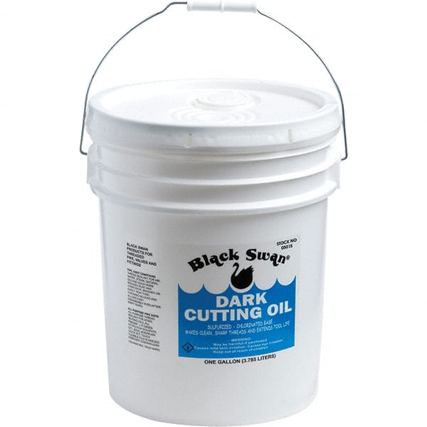 Black Swan - Pipe Cutting & Threading Oil Type: Dark Cutting Oil Container Type: Pail - Exact Tooling