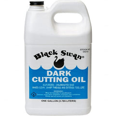 Black Swan - Pipe Cutting & Threading Oil Type: Dark Cutting Oil Container Type: Jug - Exact Tooling