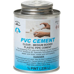 Black Swan - 1/2 Pt Medium Bodied Cement - Clear, Use with PVC - Exact Tooling