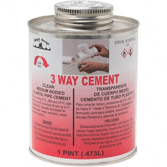 Black Swan - 1 Pt Medium Bodied Cement - Clear, Use with ABS, PVC & CPVC up to 6" Diam - Exact Tooling