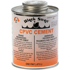 Black Swan - 1 Pt Medium Bodied Cement - Orange, Use with CPVC - Exact Tooling