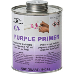 Black Swan - 1 Qt All Purpose Primer/Cleaner - Purple, Use with PVC & CPVC - Exact Tooling