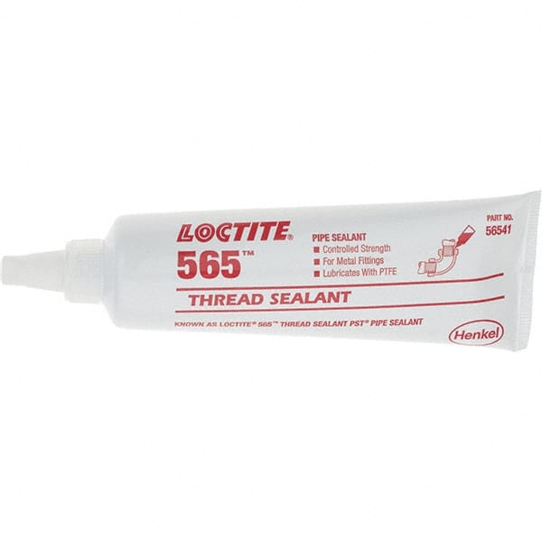 Loctite - 250 mL, White, Thread Sealant - Series 565 - Exact Tooling