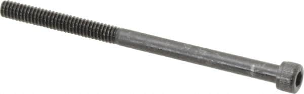 Value Collection - #5-40 UNC Hex Socket Drive, Socket Cap Screw - Alloy Steel, Black Oxide Finish, Partially Threaded, 2" Length Under Head - Exact Tooling