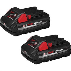 Milwaukee Tool - Power Tool Batteries Voltage: 18.00 Battery Chemistry: Lithium-Ion - Exact Tooling