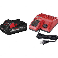 Milwaukee Tool - Power Tool Batteries Voltage: 18.00 Battery Chemistry: Lithium-Ion - Exact Tooling