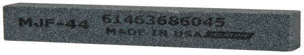 Norton - 4" Long x 1/2" Wide x 1/2" Thick, Silicon Carbide Sharpening Stone - Square, Medium Grade - Exact Tooling