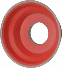 Norton - 3-3/4" Diam, 1-1/4" Hole Size, 1-1/2" Overall Thickness, 100 Grit, Type 11 Tool & Cutter Grinding Wheel - Fine Grade, CBN, Resinoid Bond - Exact Tooling