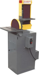 Kalamazoo - 48" Long x 6" Wide Belt, 12" Diam, Combination Sanding Machine - 3 hp, Triple Phase - Exact Tooling