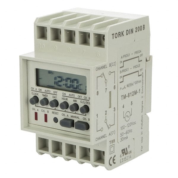TORK nsi - Electrical Timers & Timer Switches Timer/Switch Type: Electronic Timer Switch Recommended Environment: Indoor/Outdoor - Exact Tooling