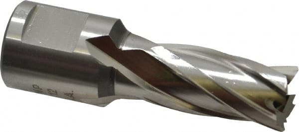Hougen - 9/16" Diam x 1" Deep High Speed Steel Annular Cutter - Exact Tooling