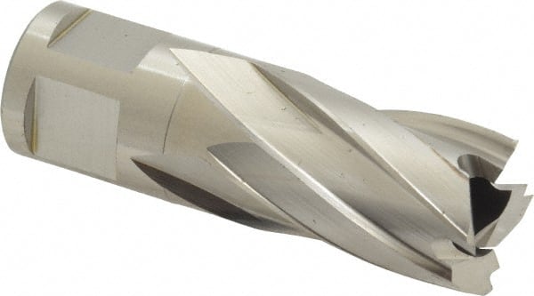Hougen - 3/4" Diam x 1" Deep High Speed Steel Annular Cutter - Exact Tooling
