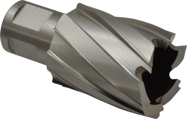 Hougen - 1-3/16" Diam x 1" Deep High Speed Steel Annular Cutter - Exact Tooling
