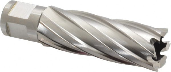 Hougen - 7/8" Diam x 2" Deep High Speed Steel Annular Cutter - Exact Tooling