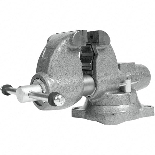 Wilton - Bench & Pipe Combination Vises Jaw Width (Inch): 4-1/2 Jaw Opening Capacity (Inch): 6 - Exact Tooling