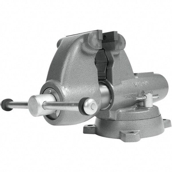 Wilton - Bench & Pipe Combination Vises Jaw Width (Inch): 5 Jaw Opening Capacity (Inch): 7 - Exact Tooling