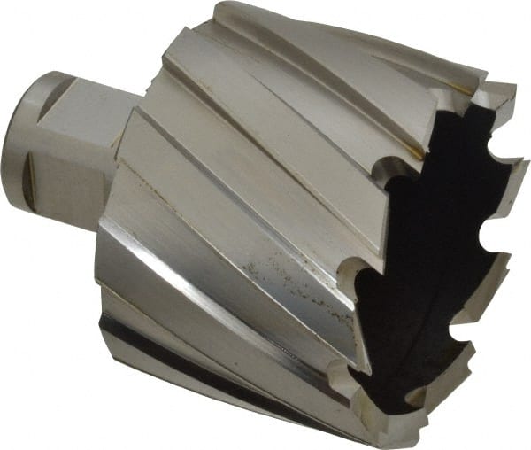 Hougen - 2" Diam x 1" Deep High Speed Steel Annular Cutter - Exact Tooling