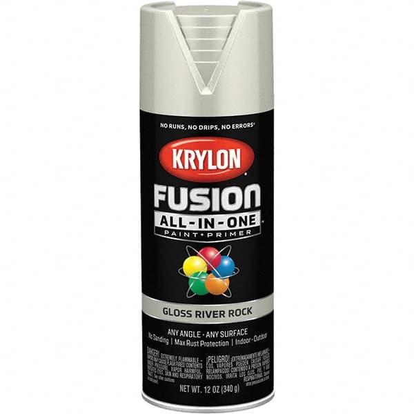 Krylon - Spray Paints Type: Acrylic Enamel Spray Paint Color: River Rock - Exact Tooling