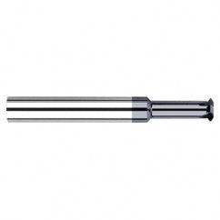 0.0930″ (3/32″) Cutter Diameter × 0.1870″ (3/16″) Reach Carbide Single Form #5 Thread Milling Cutter for Hardened Steels, 4 Flutes, AlTiN Nano Coated - Exact Tooling
