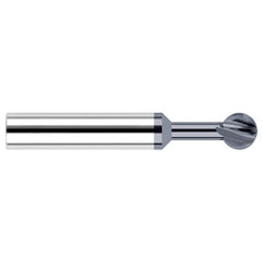 Undercutting End Mills - 0.2500″ (1/4″) Cutter Diameter × 1.0000″ (1″) Neck Length × 300° Carbide Undercutting End Mill, 4 Flutes, AlTiN Coated - Exact Tooling