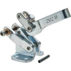 De-Sta-Co - 200 Lb Inner Hold Capacity, Horiz Mount, Air Power Hold-Down Toggle Clamp - 1/8 NPT Port, 34 Max psi, 102° Bar Opening, 26.92mm Height Under Bar - Exact Tooling