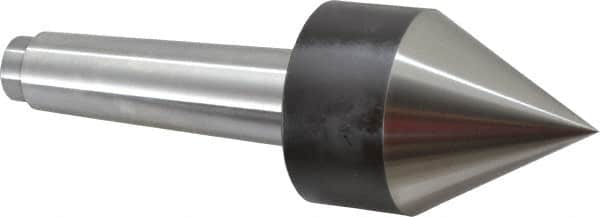 Riten - MT4 Taper Shank, Live Center - 2-1/2" Point Diam, 3-7/16" Point Len, 260 Lb Max Workpc, Pipe Nose Point - Exact Tooling