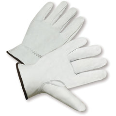 Select Grain Goatskin Leather Drivers Gloves Large - Exact Tooling