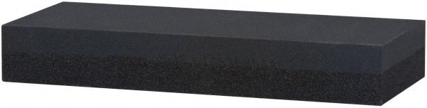 Norton - 5" Long x 2" Wide x 3/4" Thick, Silicon Carbide Sharpening Stone - Rectangle, Coarse, Fine Grade - Exact Tooling
