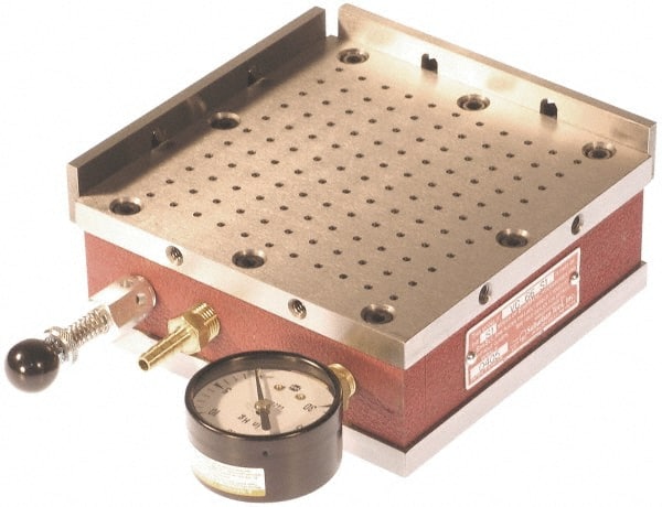 Suburban Tool - 6" Long x 6" Wide x 6" High, Compound, Series S1, Fine Pole, Sine Plate & Magnetic Chuck Combo - Angle Plate, Bolts, Handle, Locking Straps, Magnetic Chuck, Rails, Screws, Storage Case, T-Handle Hex Wrench, V-Block, Vise & Washer - Exact Tooling