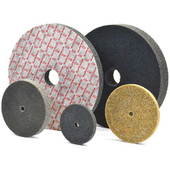 Superior Abrasives - Deburring Wheels; Wheel Type: Unitized ; Wheel Diameter (Inch): 4 ; Center Hole Size (Inch): 1/4 ; Abrasive Material: Silicon Carbide ; Grade: Fine ; Density: 2 - Exact Tooling