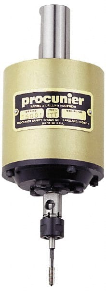 Procunier - No. 10 Max Mild Steel Tap Capacity, 1 Inch Shank Diameter Tapping Head - Includes 2 Wrenches and Locator Bracket, for CNC Machines - Exact Tooling