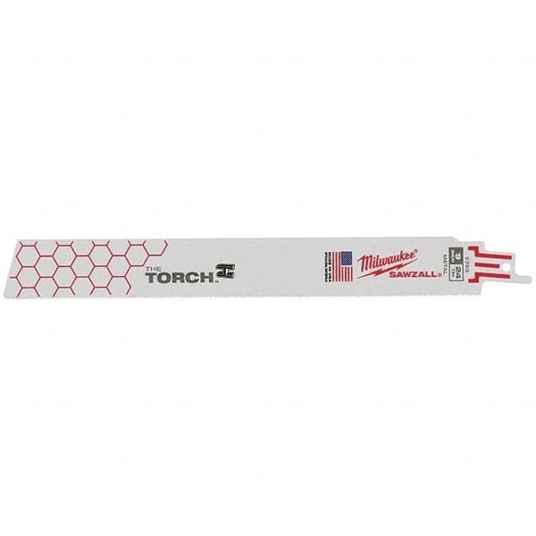 Milwaukee Tool - Reciprocating Saw Blades Blade Material: Bi-Metal Blade Length (Inch): 9 - Exact Tooling