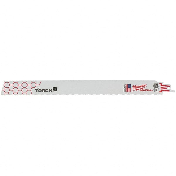 Milwaukee Tool - Reciprocating Saw Blades Blade Material: Bi-Metal Blade Length (Inch): 12 - Exact Tooling