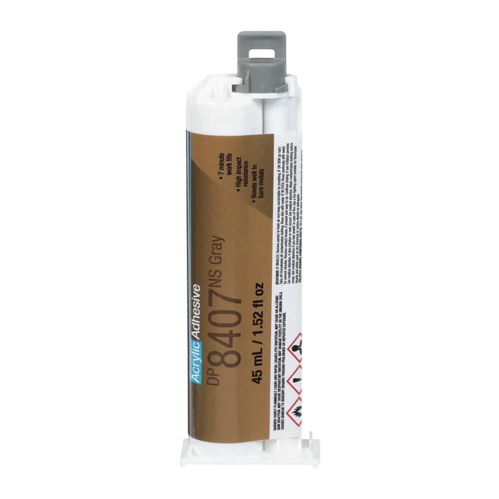 3M - Epoxy & Structural Adhesives; Type: DP8407NS ; Container Size Range: 1 oz. - Exact Tooling